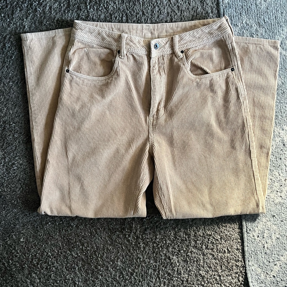 Khaki corduroy empyre pants
